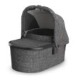 UPPAbaby Bassinet V3 - Compatible with Vista, Cruz, Ridge Strollers - Overnight Sleep Solution - Mattress, Sheet and Bug Shield Included - Greyson (Charcoal Mélange/Carbon Frame)