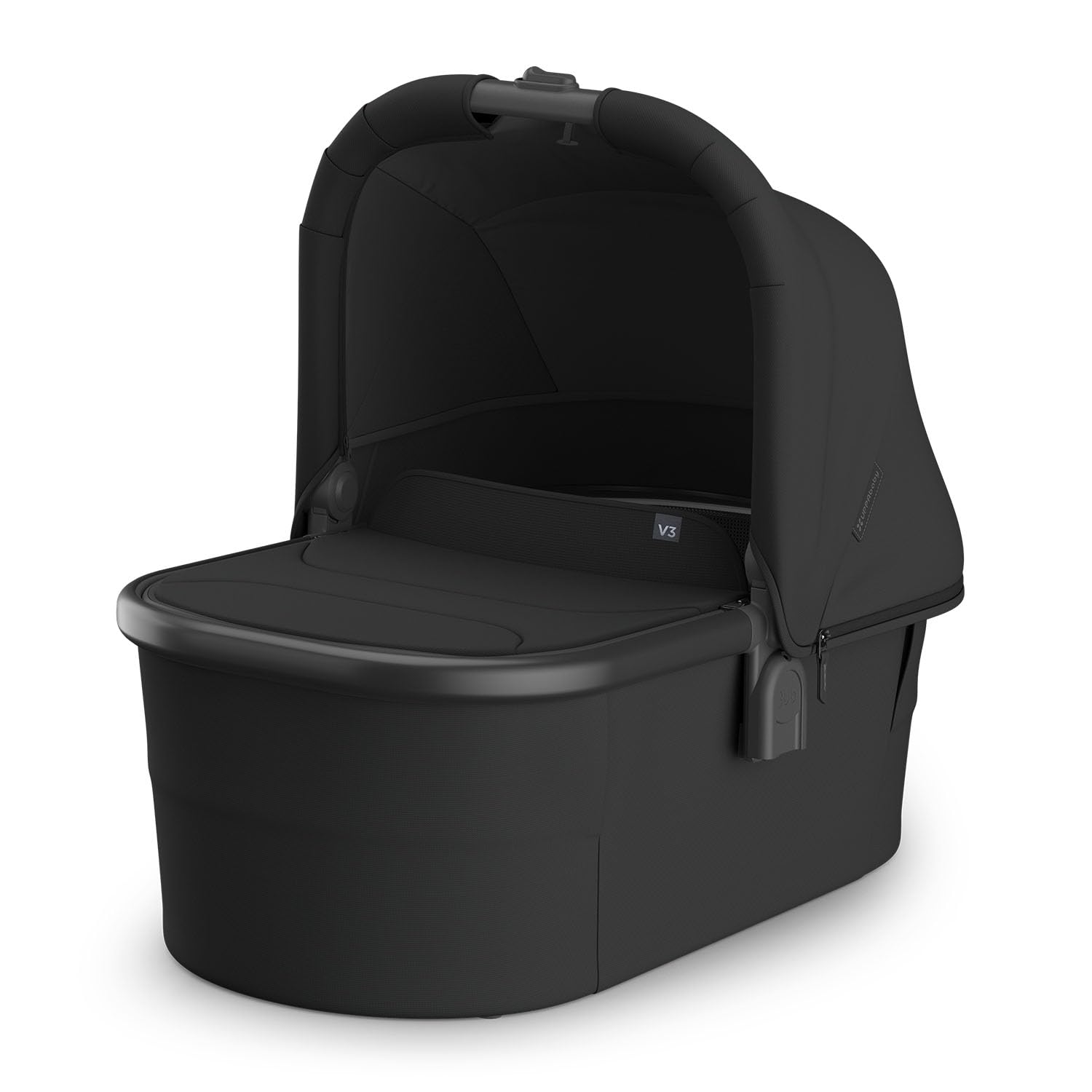 UPPAbaby Bassinet V3 - Compatible with Vista, Cruz, Ridge Strollers - Jake (Charcoal/Carbon Frame) UPPAbaby Bassinet V3 - Compatible with Vista, Cruz, Ridge Strollers - Overnight Sleep Solution - Mattress, Sheet and Bug Shield Included - Jake (Charcoal/Carbon Frame)