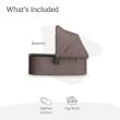 UPPAbaby Bassinet V3 - Compatible with Vista, Cruz, Ridge Strollers - Owen (Mocha Mélange) UPPAbaby Bassinet V3 - Compatible with Vista, Cruz, Ridge Strollers - Overnight Sleep Solution - Mattress, Sheet and Bug Shield Included - Owen (Mocha Mélange)