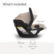 UPPAbaby V3 Infant Car Seat - Easy Installation + SmartSecure Technology - Declan (Oat Mélange) UPPAbaby Mesa V3 Infant Car Seat - Easy Installation + SmartSecure Technology - Attaches to Stroller | Base + Infant Insert Included - Declan (Oat Mélange)