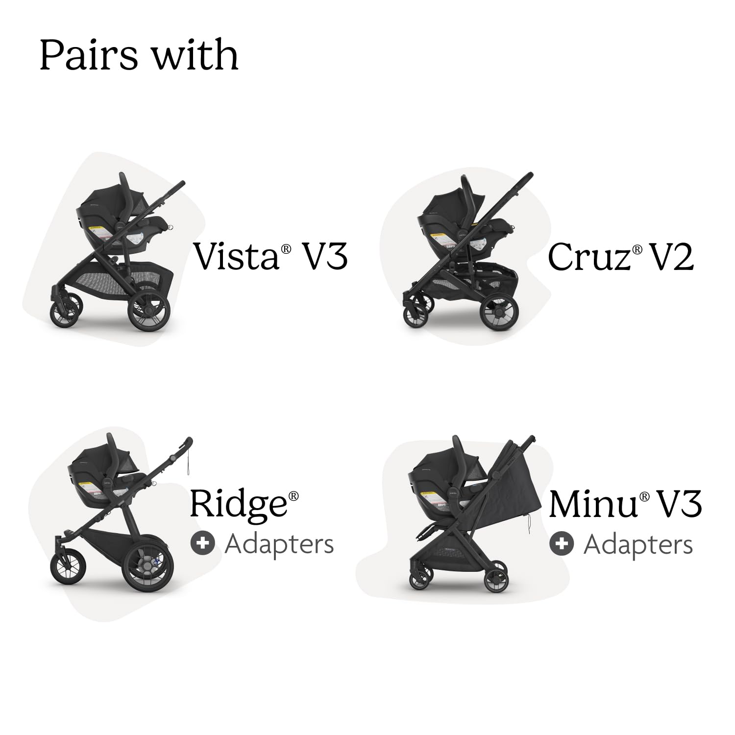 UPPAbaby Mesa V3 Infant Car Seat - Easy Installation + SmartSecure Technology - Jake (Charcoal) UPPAbaby Mesa V3 Infant Car Seat - Easy Installation + SmartSecure Technology - Attaches to Stroller | Base + Infant Insert Included - Jake (Charcoal)