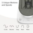 UPPAbaby Mamaroo Smart Swing – Customizable Soothing Modes with MotionSync Technology – Camila (Dark Green Mélange) UPPAbaby Mamaroo Smart Swing – Customizable Soothing Modes with MotionSync Technology – Infant Recline + Bluetooth Enabled – Included Newborn Insert – Camila (Dark Green Mélange)