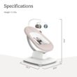 UPPAbaby Mamaroo Smart Swing – Customizable Soothing Modes with MotionSync Technology – Charlie (Sand Mélange) UPPAbaby Mamaroo Smart Swing – Customizable Soothing Modes with MotionSync Technology – Infant Recline + Bluetooth Enabled – Included Newborn Insert – Charlie (Sand Mélange)