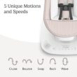 UPPAbaby Mamaroo Smart Swing – Customizable Soothing Modes with MotionSync Technology – Charlie (Sand Mélange) UPPAbaby Mamaroo Smart Swing – Customizable Soothing Modes with MotionSync Technology – Infant Recline + Bluetooth Enabled – Included Newborn Insert – Charlie (Sand Mélange)