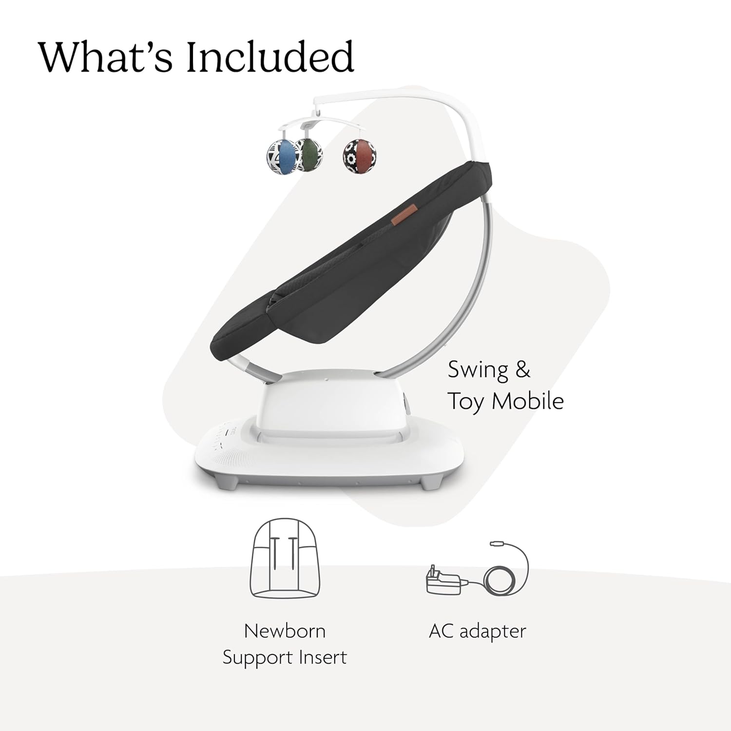 UPPAbaby Mamaroo Smart Swing – Customizable Soothing Modes with MotionSync Technology – Jake (Charcoal Mélange) UPPAbaby Mamaroo Smart Swing – Customizable Soothing Modes with MotionSync Technology – Infant Recline + Bluetooth Enabled – Included Newborn Insert – Jake (Charcoal Mélange)