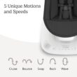 UPPAbaby Mamaroo Smart Swing – Customizable Soothing Modes with MotionSync Technology – Jake (Charcoal Mélange) UPPAbaby Mamaroo Smart Swing – Customizable Soothing Modes with MotionSync Technology – Infant Recline + Bluetooth Enabled – Included Newborn Insert – Jake (Charcoal Mélange)