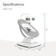 UPPAbaby Mamaroo Smart Swing – Customizable Soothing Modes with MotionSync Technology – Stella (Grey Mélange) UPPAbaby Mamaroo Smart Swing – Customizable Soothing Modes with MotionSync Technology – Infant Recline + Bluetooth Enabled – Included Newborn Insert – Stella (Grey Mélange)