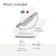 UPPAbaby Mamaroo Smart Swing – Customizable Soothing Modes with MotionSync Technology – Stella (Grey Mélange) UPPAbaby Mamaroo Smart Swing – Customizable Soothing Modes with MotionSync Technology – Infant Recline + Bluetooth Enabled – Included Newborn Insert – Stella (Grey Mélange)