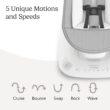 UPPAbaby Mamaroo Smart Swing – Customizable Soothing Modes with MotionSync Technology – Stella (Grey Mélange) UPPAbaby Mamaroo Smart Swing – Customizable Soothing Modes with MotionSync Technology – Infant Recline + Bluetooth Enabled – Included Newborn Insert – Stella (Grey Mélange)