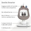 UPPAbaby Mamaroo Smart Swing – Customizable Soothing Modes with MotionSync Technology – Wells (Dark Taupe Mélange) UPPAbaby Mamaroo Smart Swing – Customizable Soothing Modes with MotionSync Technology – Infant Recline + Bluetooth Enabled – Included Newborn Insert – Wells (Dark Taupe Mélange)