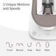 UPPAbaby Mamaroo Smart Swing – Customizable Soothing Modes with MotionSync Technology – Wells (Dark Taupe Mélange) UPPAbaby Mamaroo Smart Swing – Customizable Soothing Modes with MotionSync Technology – Infant Recline + Bluetooth Enabled – Included Newborn Insert – Wells (Dark Taupe Mélange)