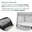 UPPAbaby Remi Playard | Deluxe 3-in-1 Portable Playard, Bedside Bassinet + Travel Crib| Mesh Bassinet, Mattress, Organic Cotton Mattress Cover + Storage Bag Included | Stella (Grey Brushed Mélange)