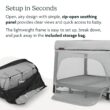 UPPAbaby Remi Playard | Deluxe 3-in-1 Portable Playard, Bedside Bassinet + Travel Crib| Mesh Bassinet, Mattress, Organic Cotton Mattress Cover + Storage Bag Included | Wells (Dark Taupe Mélange)