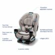 Graco Extend2Fit 3-in-1 Convertible Baby Car Seat, Rear and Forward Facing, Adjustable Extension Panel for Extra Legroom, Ashten Graco Extend2Fit 3-in-1 Convertible Baby Car Seat, Rear and Forward Facing, Adjustable Extension Panel for Extra Legroom, Ashten
