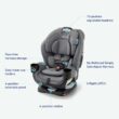 Graco Extend2Fit Convertible Baby Car Seat, Rear and Forward Facing, Adjustable Extension Panel for Extra Legroom, Cullen Graco Extend2Fit Convertible Baby Car Seat, Rear and Forward Facing, Adjustable Extension Panel for Extra Legroom, Cullen