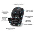 Graco TriRide 3-in-1 Reclining Car Seat, Kipling - Rear & Forward Facing Car Seat, Highback Booster, Adjustable Headrest