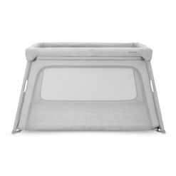 Newton Baby Deluxe Travel Crib & Play Yard | Breathable, Washable Mattress, Foldable Playpen for Toddlers, Travel Bag, Grey