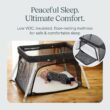 Guava Family Travel Crib Includes Lightweight Backpack Design | Certified Baby Safe Portable Crib | Folding Play Yard, Comfy Mattress for Babies, Toddlers | Compact Baby Travel Bed