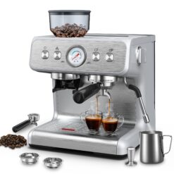 COWSAR 2 -Cup Programmable Commercial/Residential Drip coffee maker with Automatic Shut-Off ( Stainless Steel )