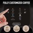 Zulay Kitchen Magia Clasica Espresso Machine 2 -Cup Residential Drip coffee maker ( Black Black )
