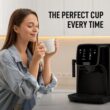 Zulay Kitchen Magia Clasica Espresso Machine 2 -Cup Residential Drip coffee maker ( Black Black )