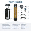 AQUASURE 48000 Grain Harmony Water Softener and Whole House Filtration System for Hard Water and Iron Reduction