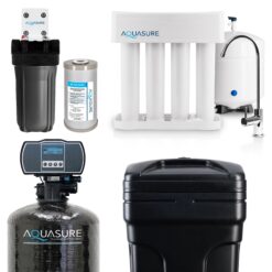 AQUASURE 64000 Grain Harmony Water Softener and Whole House Filtration System