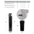 AQUASURE 64000 Grain Harmony Water Softener and Whole House Filtration System