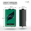 ANZZI ENVO 199000 BTU Liquid Propane Tankless Water Heater with Copper Heat Exchanger and Safety Features