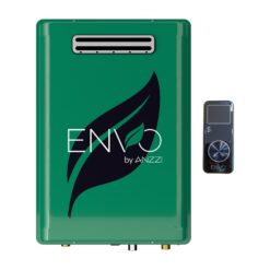 ANZZI ENVO 199000 BTU Natural Gas Tankless Water Heater with Copper Heat Exchanger and Safety Features