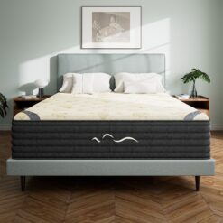 Ifluous 14-in Firm Queen Hybrid Memory Foam/Coil Blend Mattress in a Box