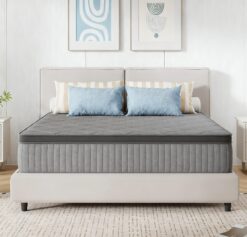 Avenco 12-in Medium King Hybrid Memory Foam/Coil Blend Mattress in a Box