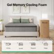 Avenco 12-in Medium King Hybrid Memory Foam/Coil Blend Mattress in a Box