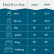 LUCID Comfort Collection SureCool 12-in Medium King Memory foam Mattress in a Box