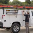 Buyers Products 88-in x 13-in x 16-in White Steel Top mount Truck Tool Box