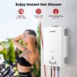 Camplux 16L 4.22-GPM 110,000-BTU Outdoor Portable Liquid Propane Tankless Water Heater