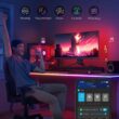 Govee RGBIC Neon Rope Lights for Desks, 16.4ft LED Gaming Desk Lights, Neon LED Strip Lights Syncing Govee RGBIC Neon Rope Lights for Desks, 16.4ft LED Gaming Desk Lights, Neon LED Strip Lights Syncing with Razer Chroma, Support Cutting, Smart App Control, Music Sync, Adapter (Only 2.4G Wi-Fi)