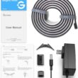 Govee RGBIC Neon Rope Lights for Desks, 16.4ft LED Gaming Desk Lights, Neon LED Strip Lights Syncing Govee RGBIC Neon Rope Lights for Desks, 16.4ft LED Gaming Desk Lights, Neon LED Strip Lights Syncing with Razer Chroma, Support Cutting, Smart App Control, Music Sync, Adapter (Only 2.4G Wi-Fi)