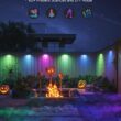 Govee Outdoor Deck Lights, Smart WiFi Outdoor Lights Work with Alexa, Google, Matter, App Control, IP65 Waterproof, Color Changing Fence Lights for Fence, Patio Decoration, Wired 18 Packs (112ft)