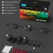 Govee Outdoor Deck Lights, Smart WiFi Outdoor Lights Work with Alexa, Google, Matter, App Control, IP65 Waterproof, Color Changing Fence Lights for Fence, Patio Decoration, Wired 18 Packs (112ft)