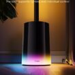 Govee Floor Lamp 2 with Matter, RGBIC, Warm Cool White LED, Alexa Compatible, 1725lm, Music Sync, Scene Modes, Smart Floor Lamp for Living Room, Bedroom, Black(1 Pack)