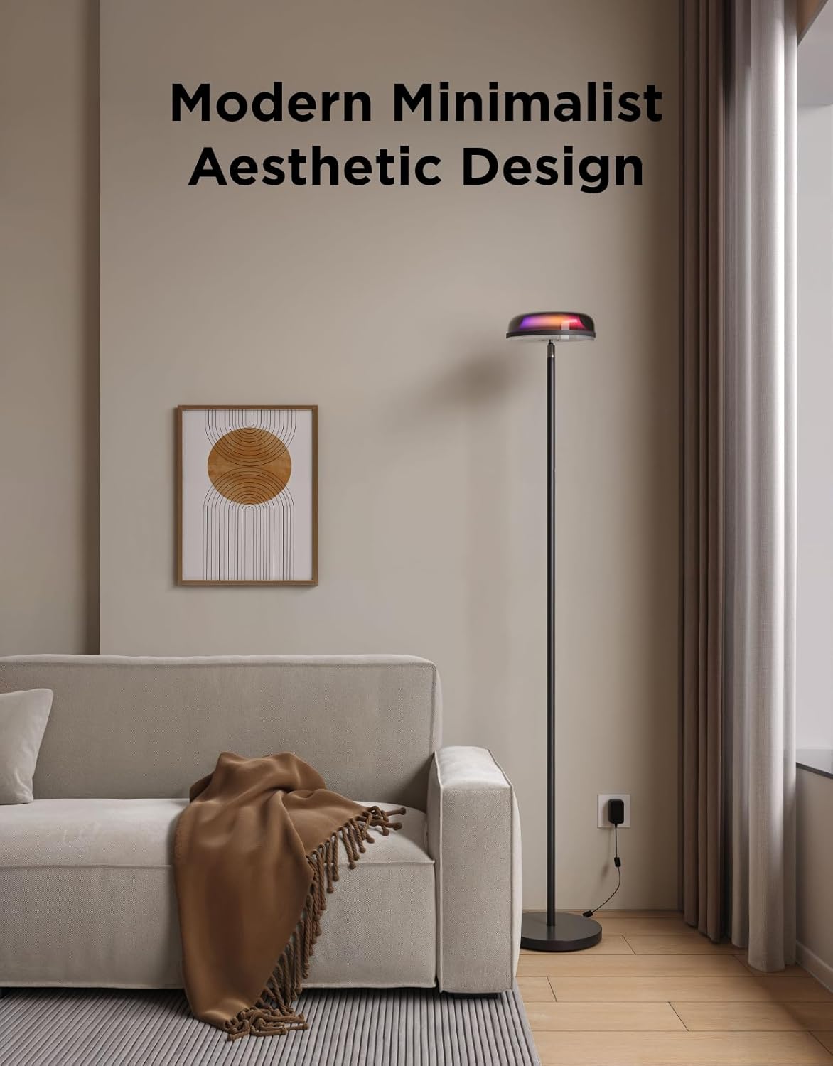 Govee Uplighter Floor Lamp for Living Room, RGBIC Ripple Projector, Floor Lamp for Bedroom Works with Matter, 215 ft² Light Area, 1000lm LED Modern Corner Floor Light, Warm Cool White Standing Lamp Govee Uplighter Floor Lamp for Living Room, RGBIC Ripple Projector, Floor Lamp for Bedroom Works with Matter, 215 ft² Light Area, 1000lm LED Modern Corner Floor Light, Warm Cool White Standing Lamp