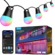 Govee Smart Outdoor String Lights 2, 144ft Outdoor Lights with Dimmable Warm White LED Bulbs, 47 Scene Modes for Patio, Backyard, Balcony, IP65 Waterproof, Works with Alexa, App Control