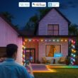 Govee Smart Outdoor String Lights 2, 144ft Outdoor Lights with Dimmable Warm White LED Bulbs, 47 Scene Modes for Patio, Backyard, Balcony, IP65 Waterproof, Works with Alexa, App Control