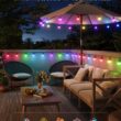 Govee Smart Outdoor String Lights 2, 144ft Outdoor Lights with Dimmable Warm White LED Bulbs, 47 Scene Modes for Patio, Backyard, Balcony, IP65 Waterproof, Works with Alexa, App Control