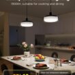Govee Pendant Light for Kitchen Island, Three-Layer RGBIC Smart Lighting, Matter Compatible, 1300LM 2700K-6500K Dimmable Black Hanging Light Fixture Works with Alexa, Adjustable Height for Dining Room