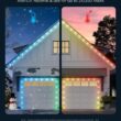 Govee Outdoor LED Strip Lights, 45 RGBIC LED Lights 100FT String Lights with 65 Scene Modes, Halloween Decoration Work with Alexa, Google, APP Control, IP65 Waterproof