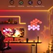 Govee Glide Y RGBIC LED Wall Lights, Smart Wi-Fi Gaming Lights with Music Sync, DIY and Timer Feature, LED Lights for Gaming Room, Wall Light 7 Pack Govee Glide Y RGBIC LED Wall Lights, Smart Wi-Fi Gaming Lights with Music Sync, DIY and Timer Feature, LED Lights for Gaming Room, Wall Light 7 Pack