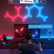 Govee Glide Y RGBIC LED Wall Lights, Smart Wi-Fi Gaming Lights with Music Sync, DIY and Timer Feature, LED Lights for Gaming Room, Wall Light 7 Pack Govee Glide Y RGBIC LED Wall Lights, Smart Wi-Fi Gaming Lights with Music Sync, DIY and Timer Feature, LED Lights for Gaming Room, Wall Light 7 Pack