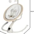 Maxi-Cosi Cassia Baby Swings for Infants: Smart Portable Baby Swing with Music, Lightweight & Foldable Baby Swing, 360 Rotation Infant Swing, Classic Oat